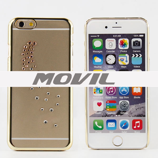 NP-2089 PC funda chapada para Apple iPhone 6-0